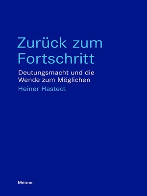 cover image of Zurück zum Fortschritt